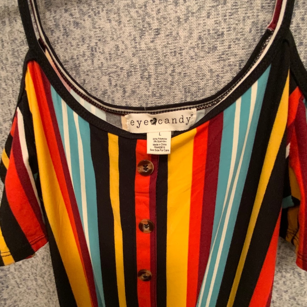 Cold shoulder romper - Picture 4 of 4